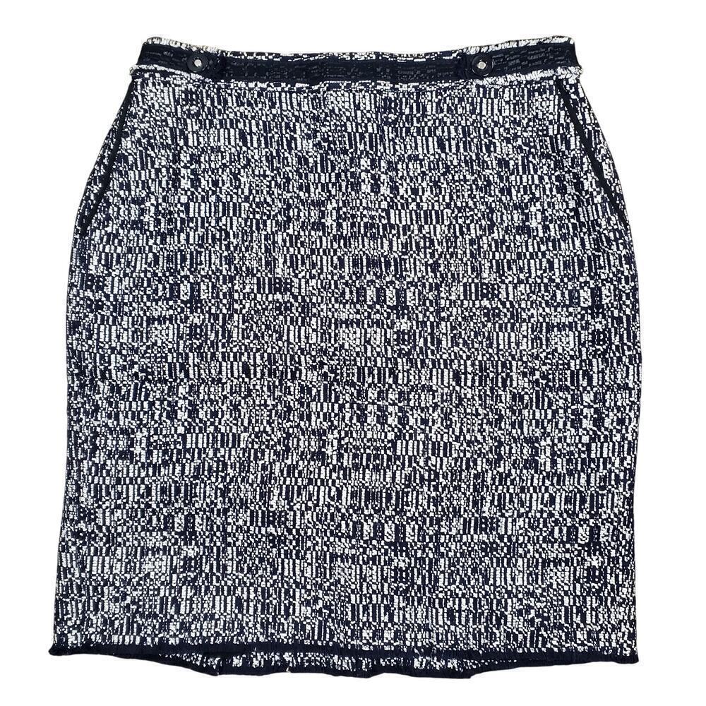 Ann Taylor Petite Tweed Pencil Skirt Size 6P Business Office Career Wear